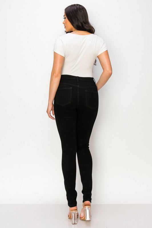 Mid Rise Classic Skinny Jeans ENCORE JEANS.CORP