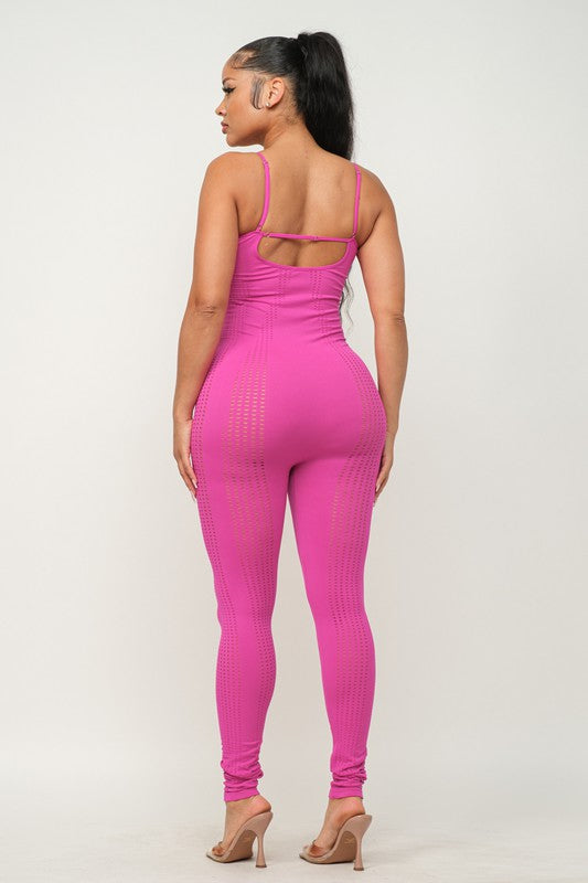 Seamless Cut Out Jumpsuit JULIA