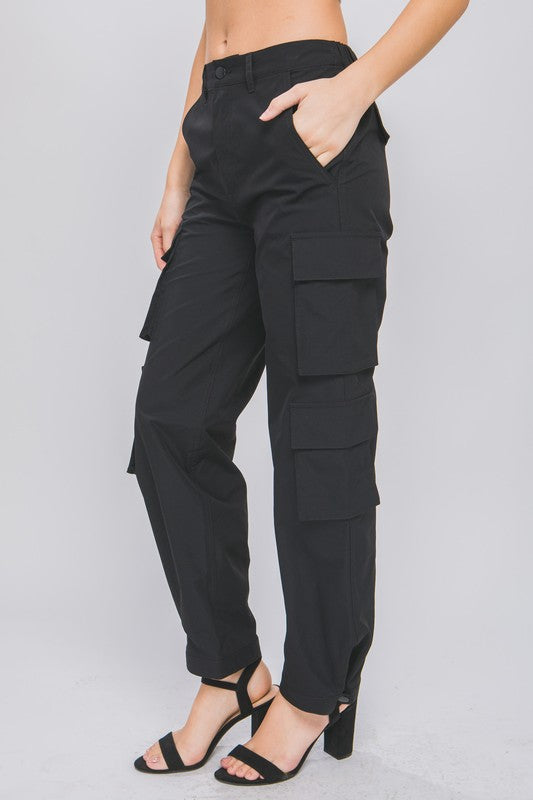 Cargo Pants With Snap Button STYLE MELODY, INC