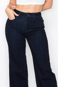 Dark High Rise Wide Leg Jeans ENCORE JEANS.CORP