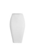 Ribbed High-Waist Band Skirt DYNAMIC FASHION