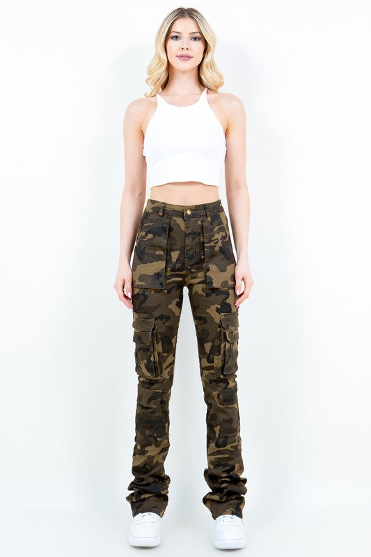 Stacked Cargo Pants AMERICAN BAZI