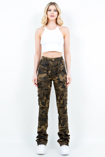 Stacked Cargo Pants AMERICAN BAZI