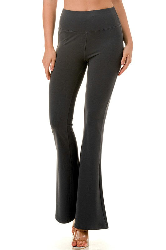 Nylon Yoga Bell Bottom Pants