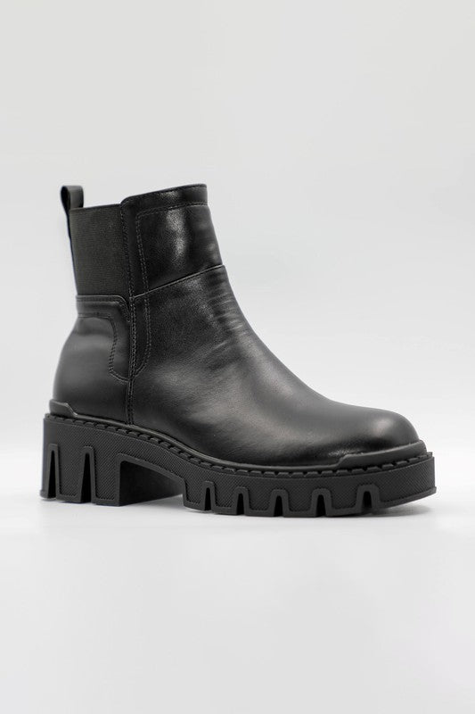 Platform Combat Ankle Bootie TITUS SHOES