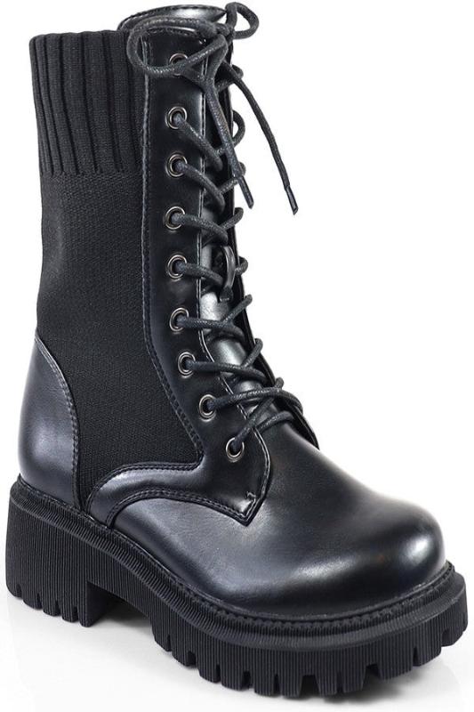 Lace Up Knitted Boot KIMERA INTERNATIONAL