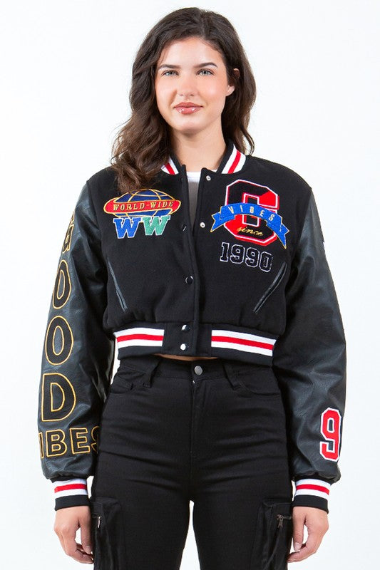 First Row Dropout Varsity Jacket