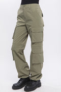 Cargo Pants with Button Closure STYLE MELODY, INC