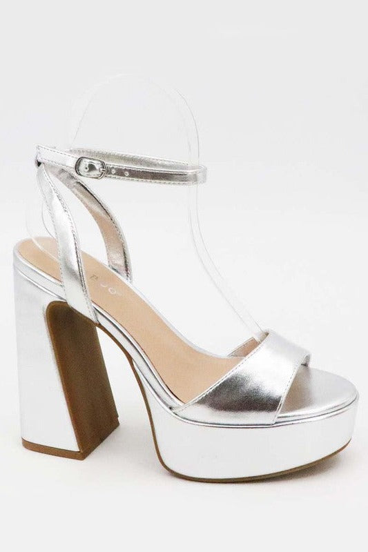 One Band Platform Heel