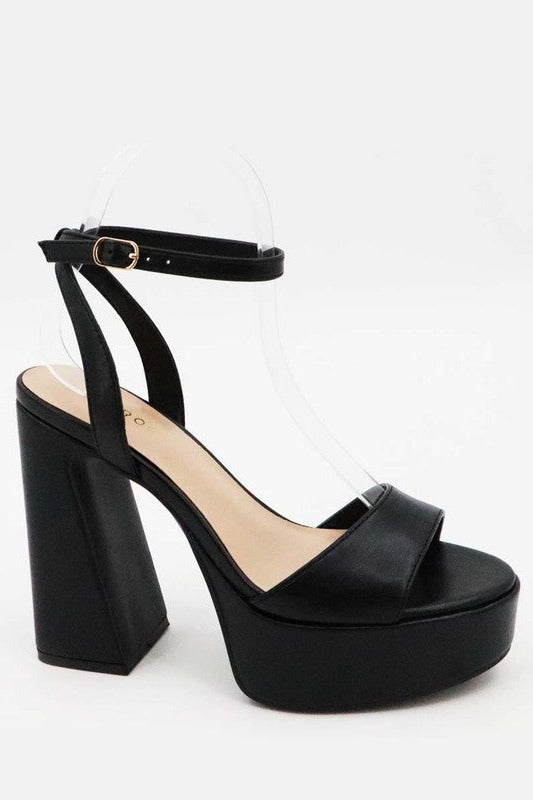 One Band Platform Heel J.P ORIGINALS