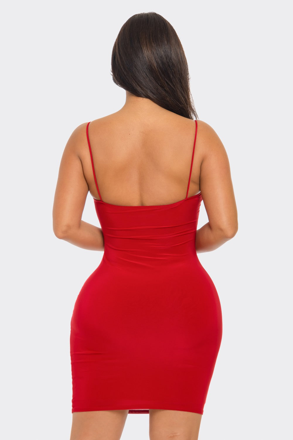 Spaghetti Strap Mini Dress LETS GO APPAREL