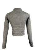 Mock Neck Long Sleeve Sweater Top EHL IMPORTS