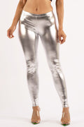 Shiny Metallic Leggings K TOO