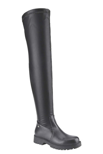 Thigh High PU Lug Sole Boot WEEBOO INTERNATIONAL INC.