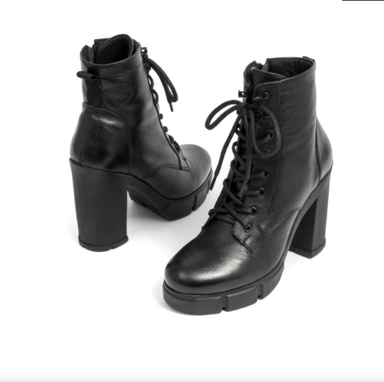 Platform Lace up Combat Booties SUMMER RIO CORP