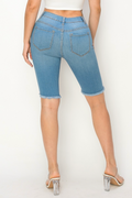 Long Denim Shorts ENCORE JEANS.CORP