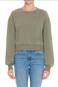 Fleece Sweater Top AMBIANCE APPAREL