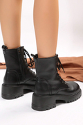 Forever Women Sole Lace Up Combat Boots FOREVER LINK INTL INC