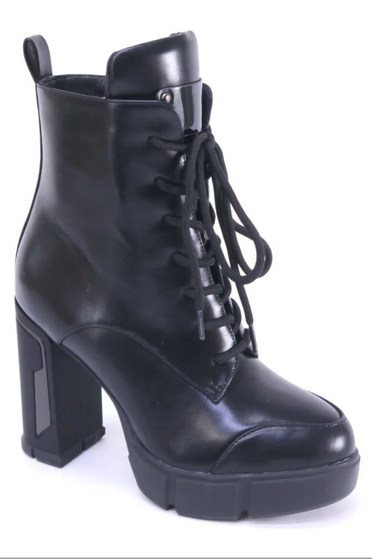 Platform Lace up Combat Booties SUMMER RIO CORP