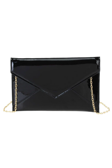 Patent Envelope Clutch