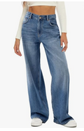 High Rise Wide Leg Jeans APHRODITE