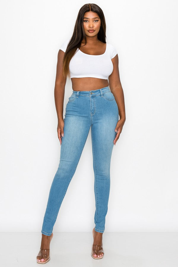 Classic High Rise Skinny Jeans ENCORE JEANS.CORP