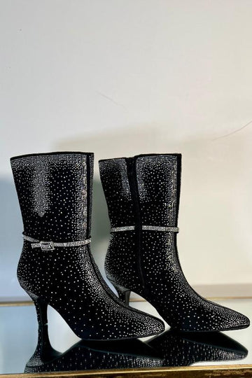 Womens Rhinestone Decor Boot SUMMER RIO CORP