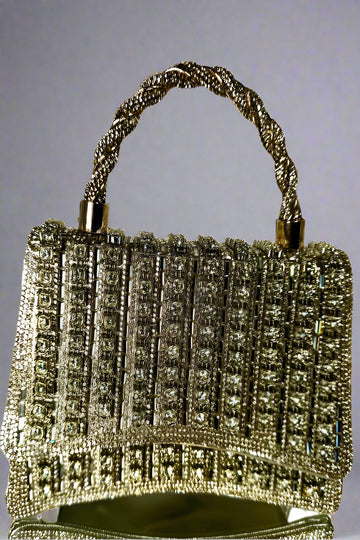 Square Crystal Clutch Purse ICCO