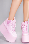 Platform Lace Up Sneaker YRU